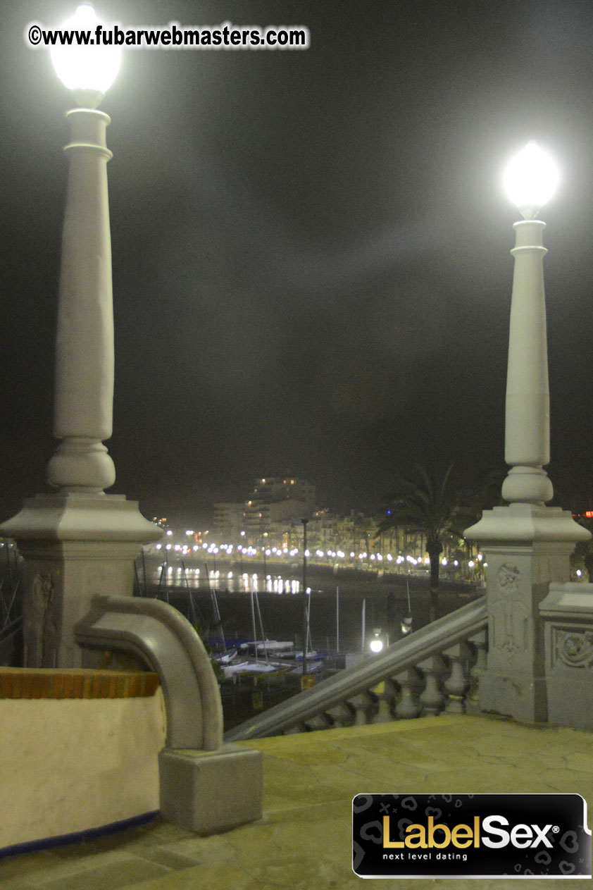 Sitges at night