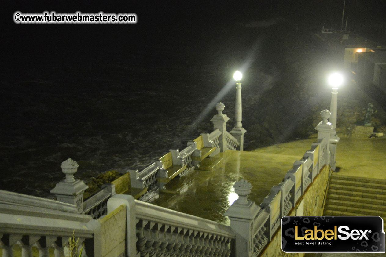 Sitges at night