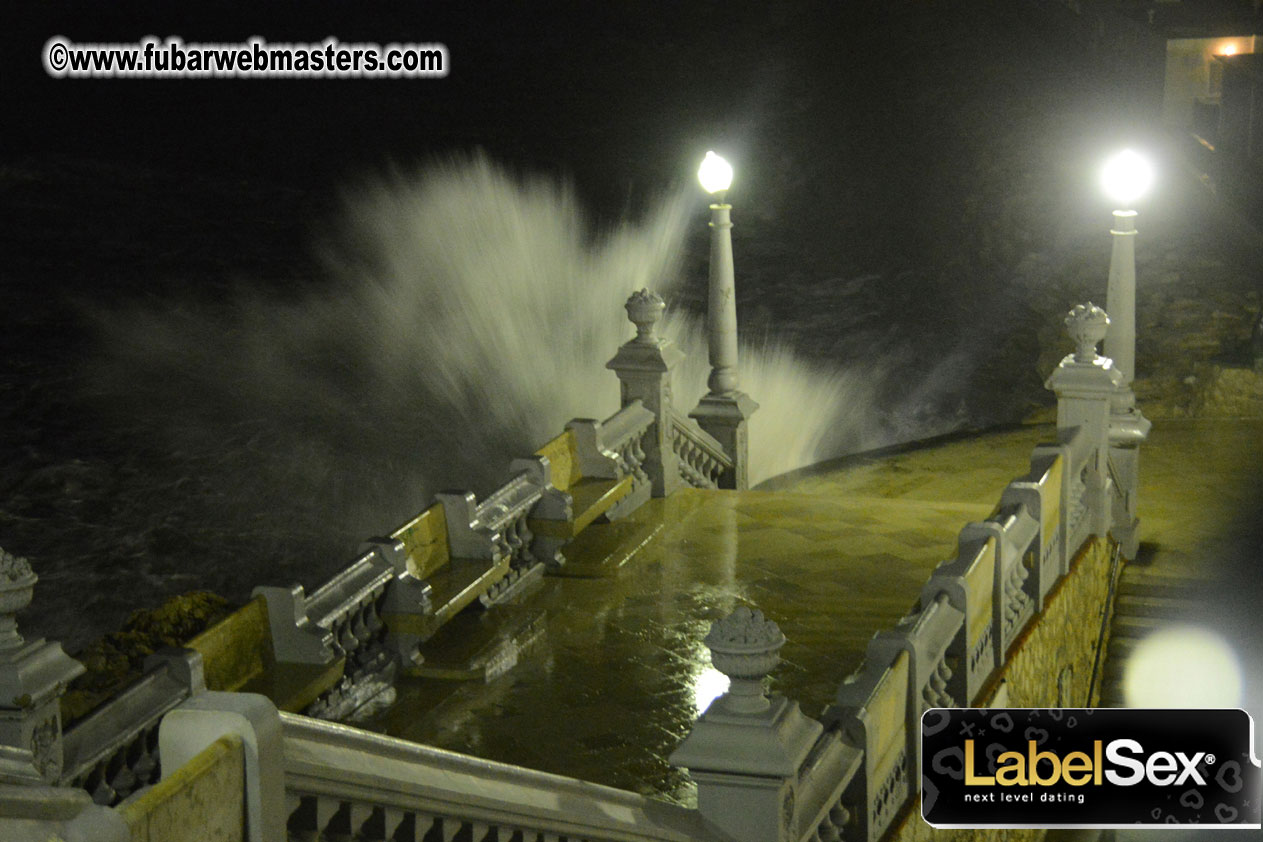 Sitges at night