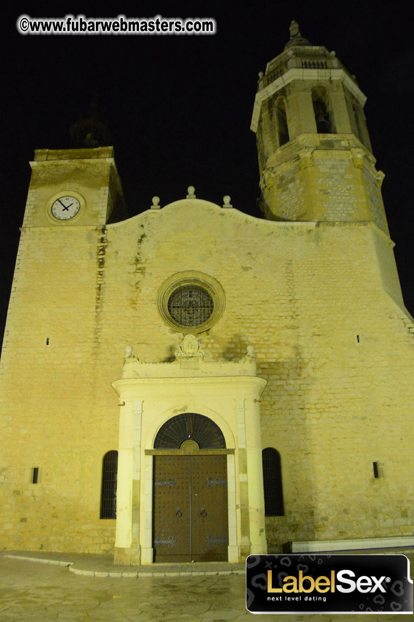 Sitges at night