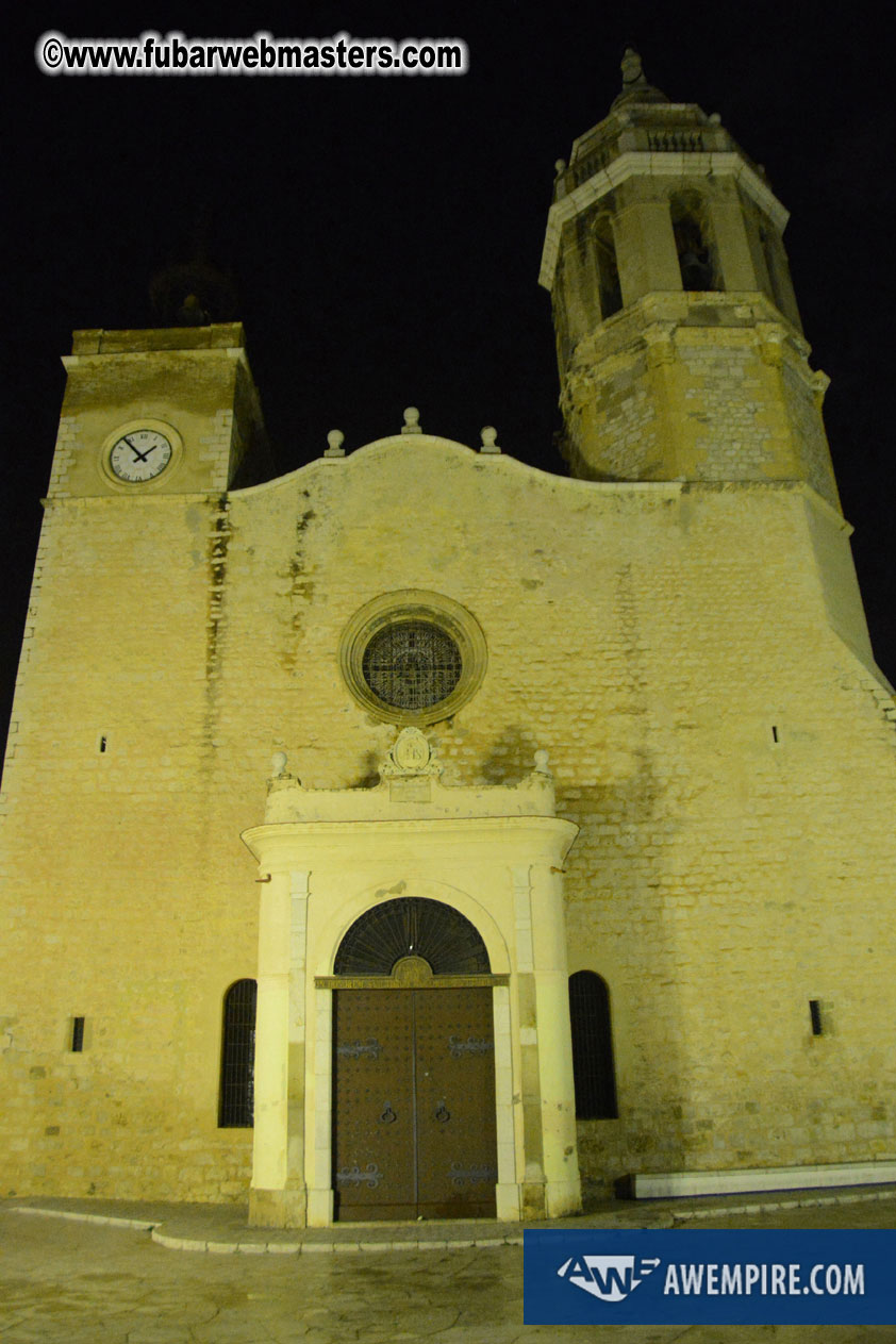 Sitges at night