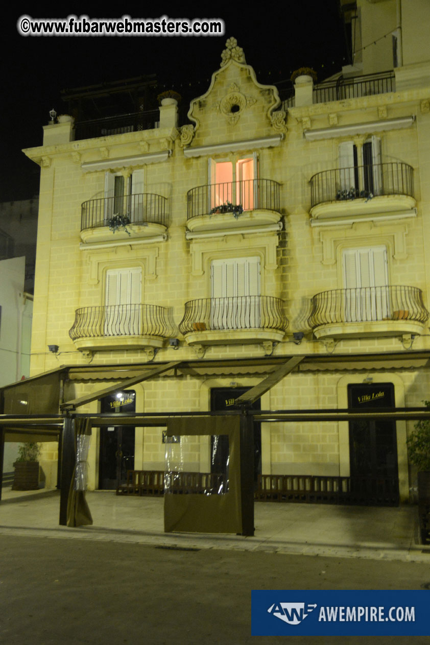 Sitges at night