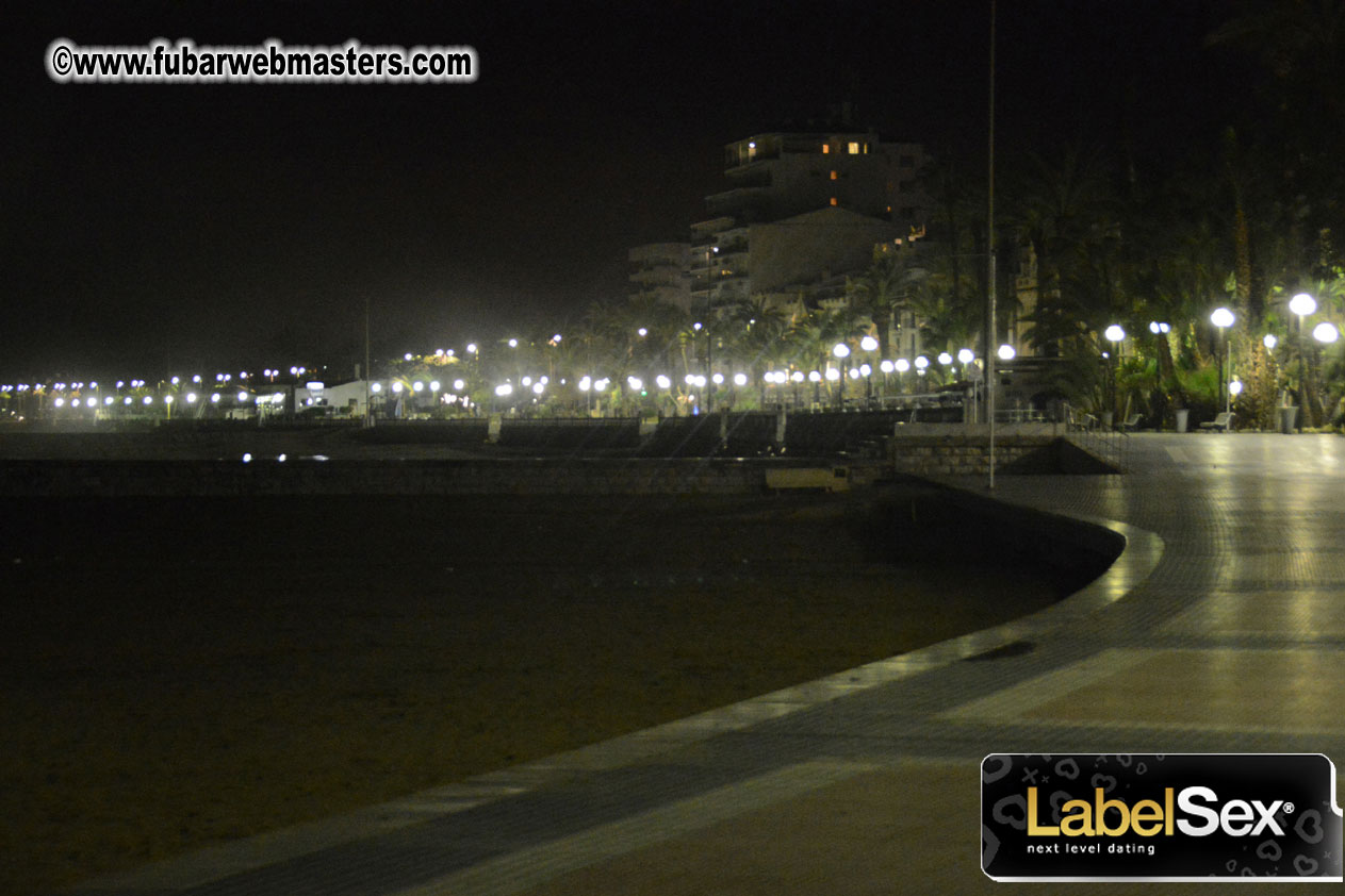 Sitges at night