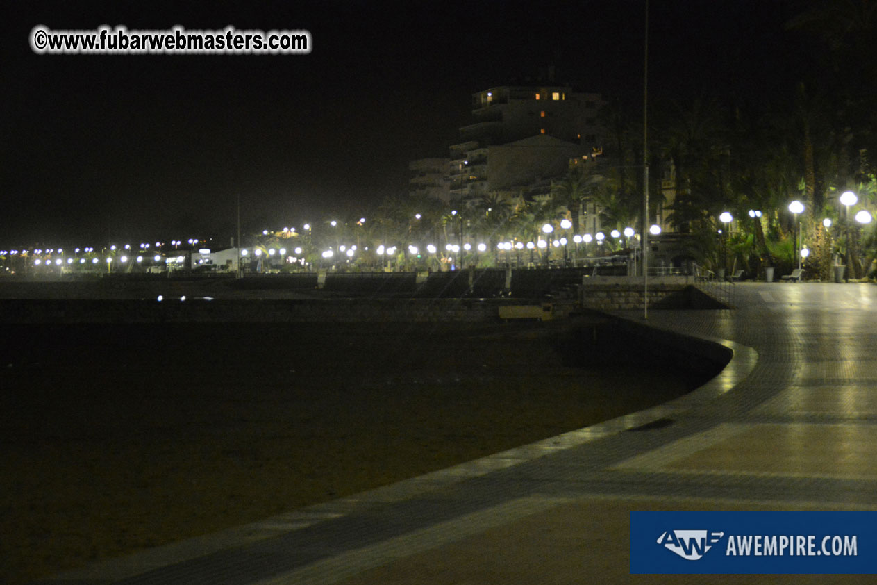 Sitges at night