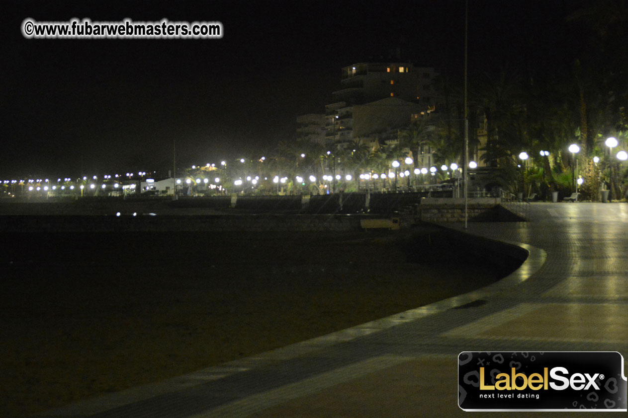 Sitges at night