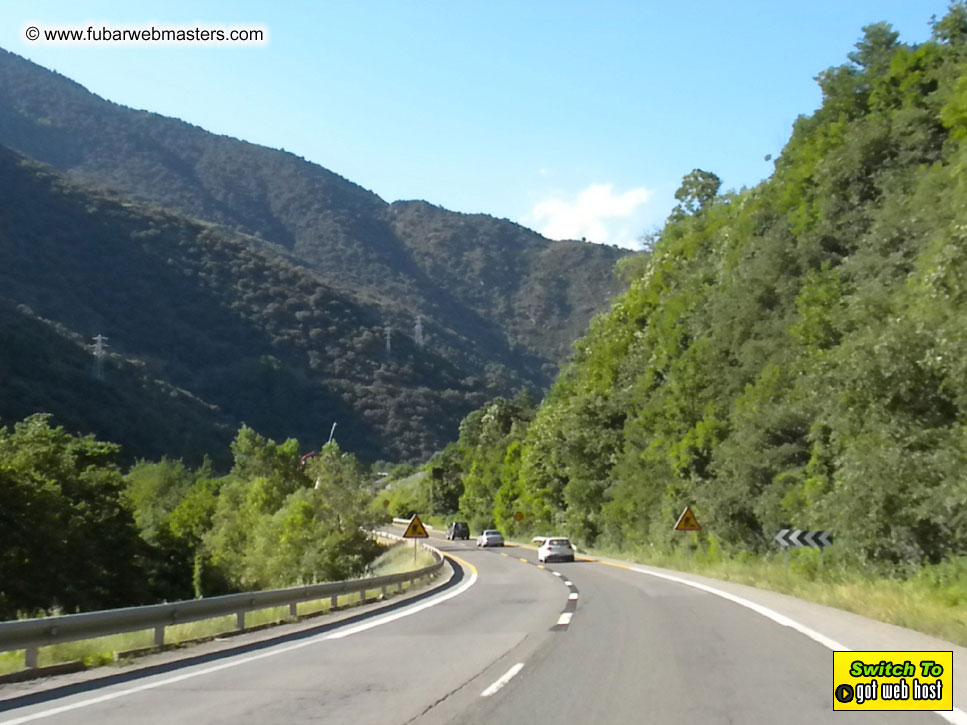 The drive to Andorra