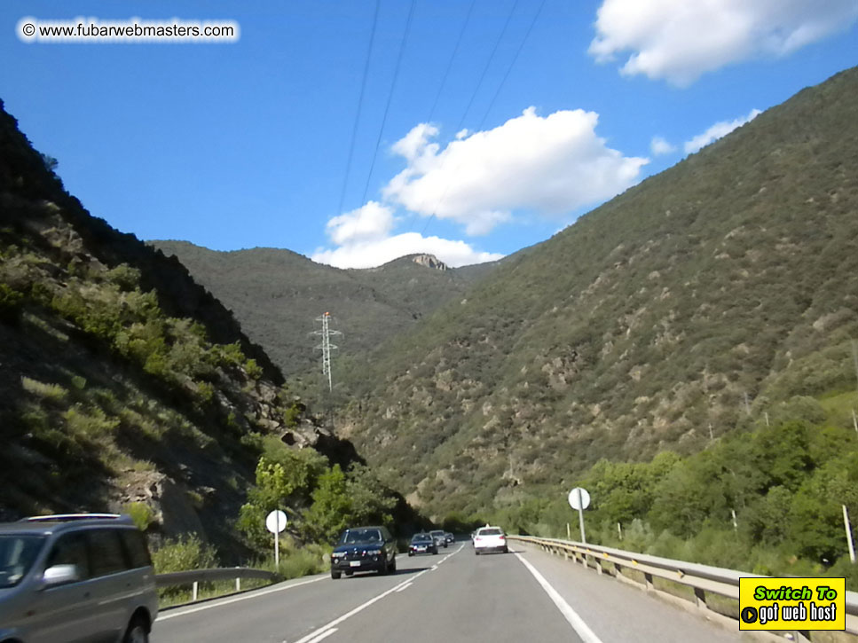 The drive to Andorra