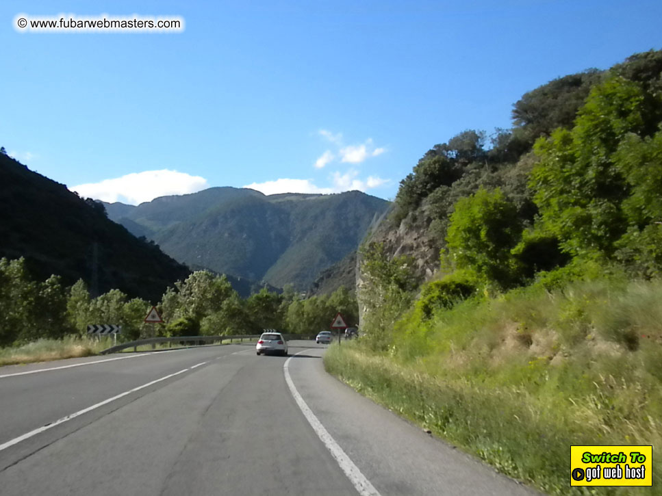 The drive to Andorra