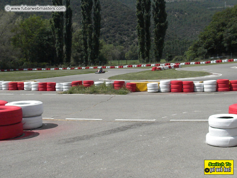 Karting in the mountains of Spain