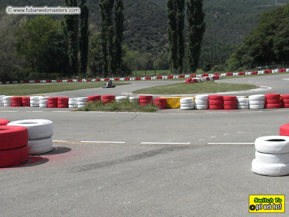 Karting in the mountains of Spain