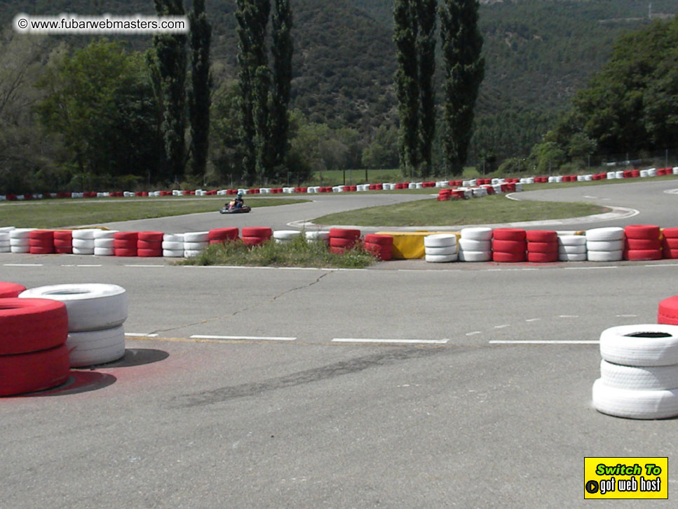 Karting in the mountains of Spain