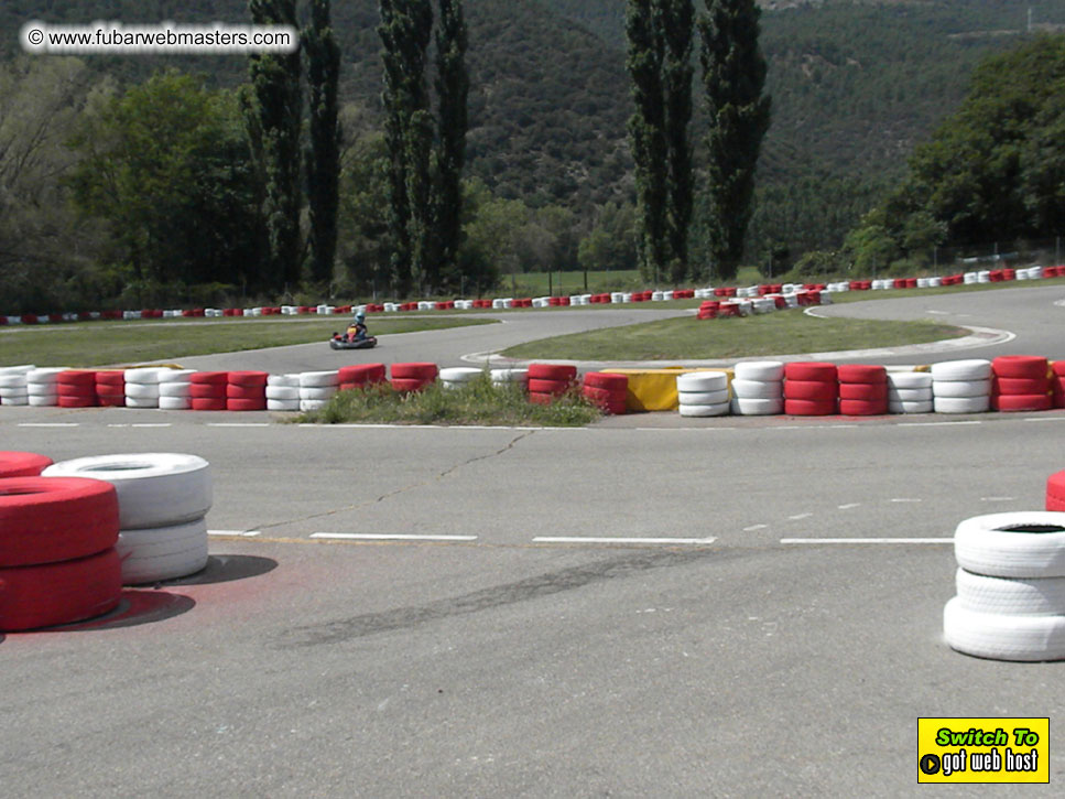 Karting in the mountains of Spain