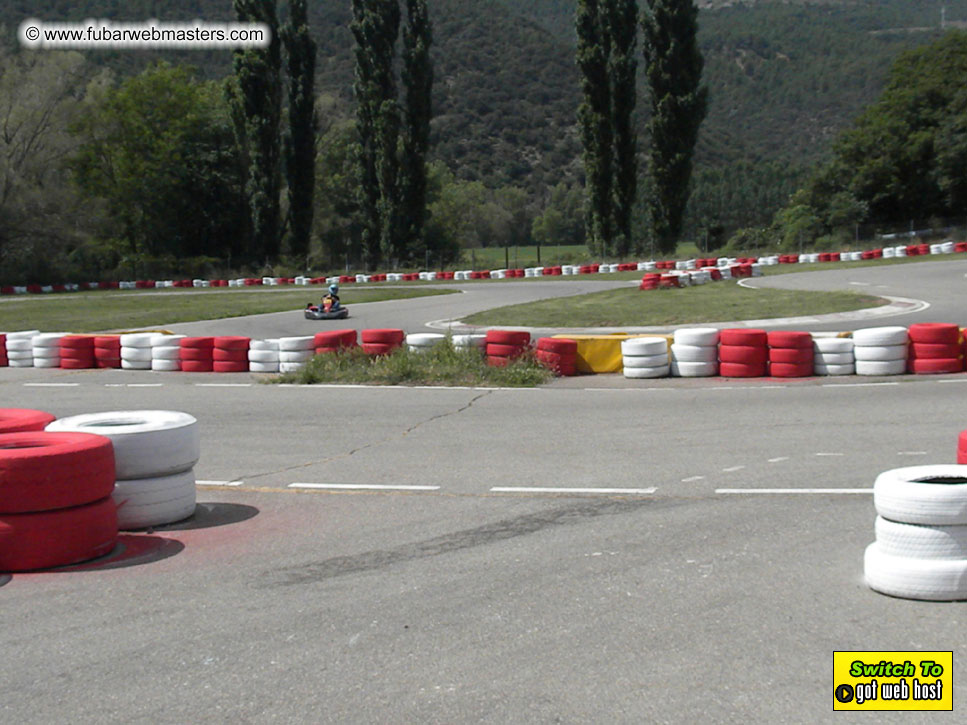 Karting in the mountains of Spain