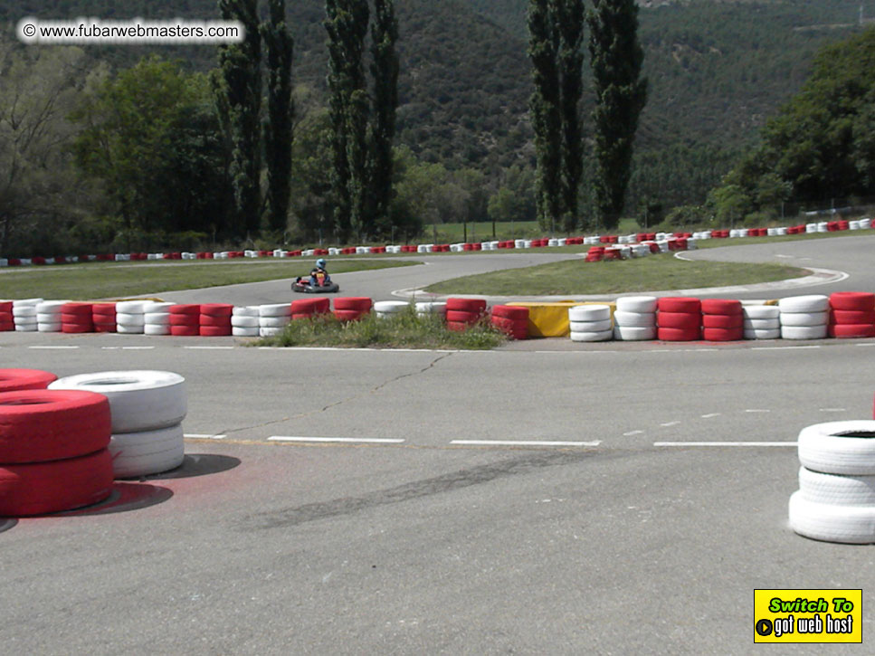 Karting in the mountains of Spain