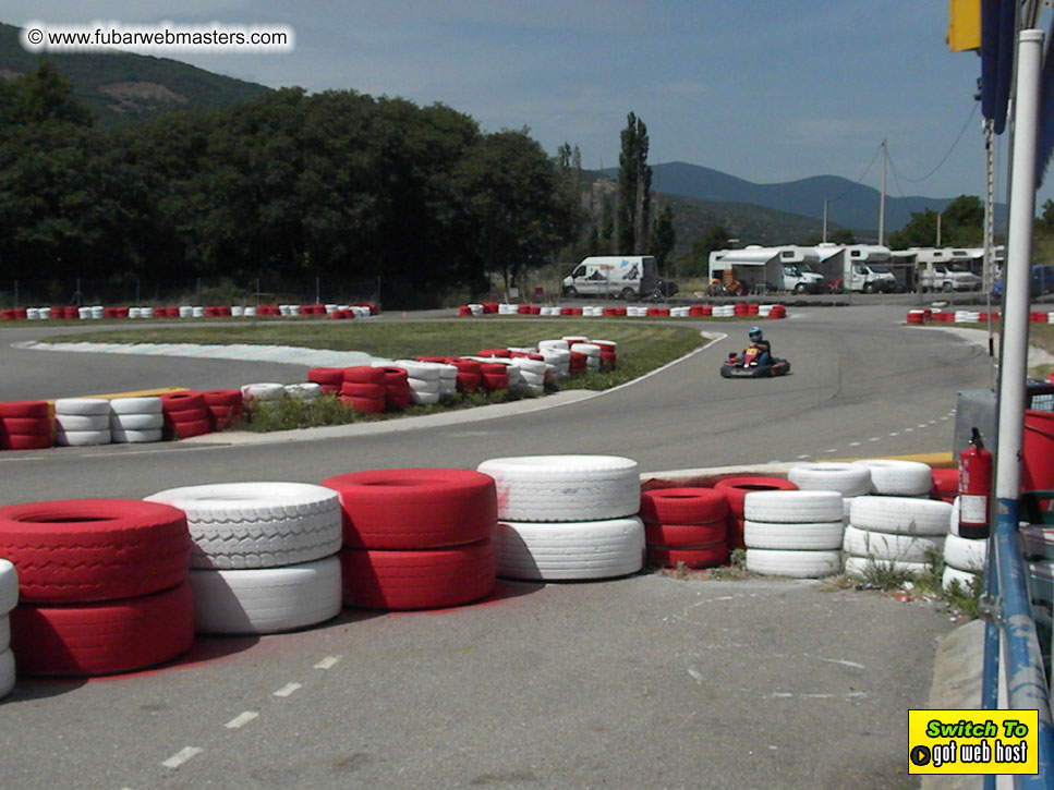 Karting in the mountains of Spain