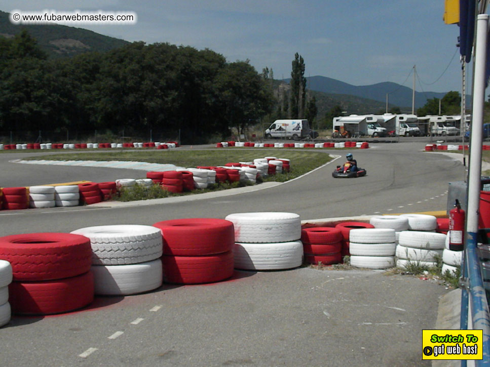Karting in the mountains of Spain