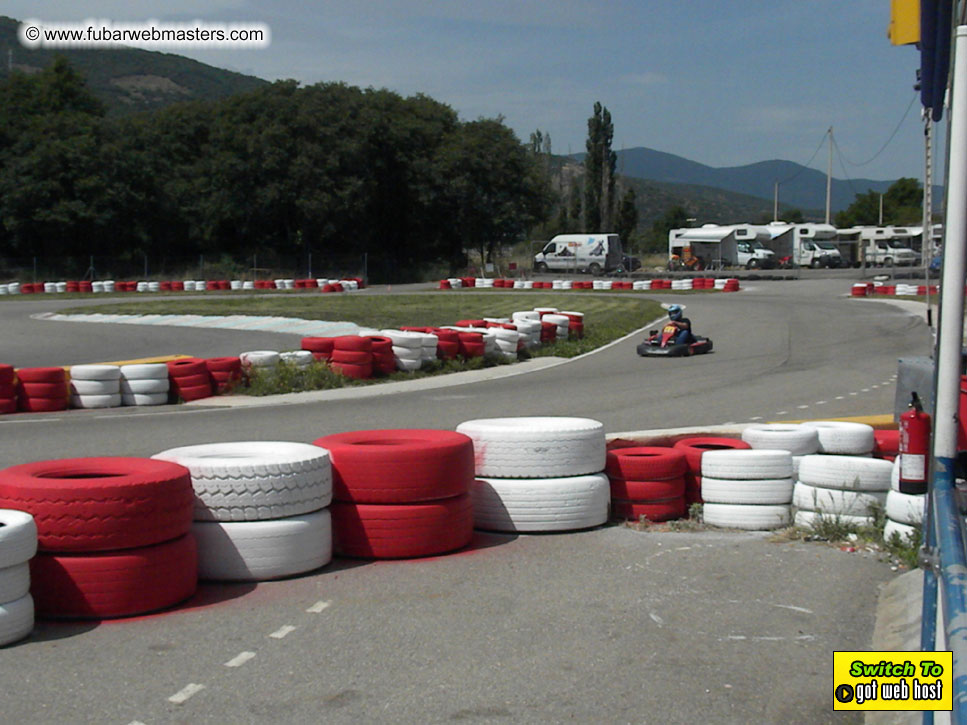 Karting in the mountains of Spain