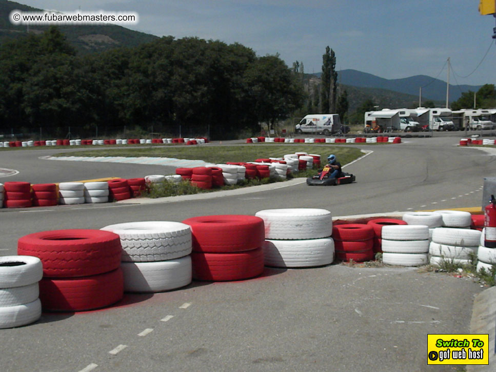 Karting in the mountains of Spain