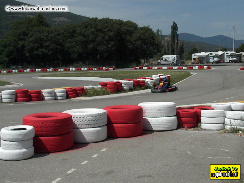 Karting in the mountains of Spain