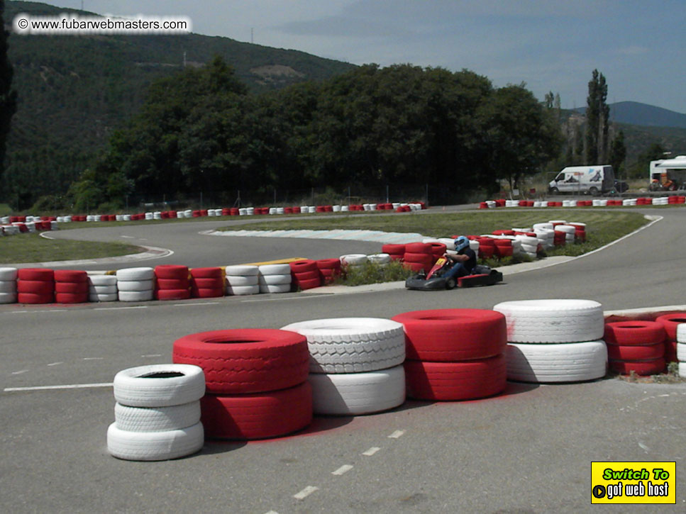 Karting in the mountains of Spain