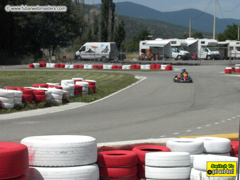 Karting in the mountains of Spain