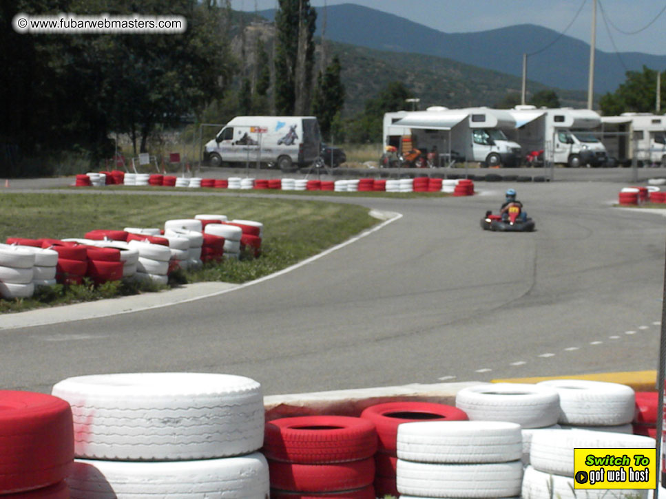 Karting in the mountains of Spain