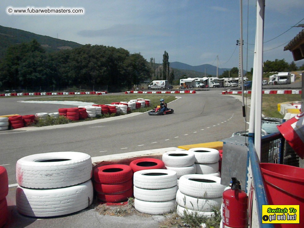 Karting in the mountains of Spain