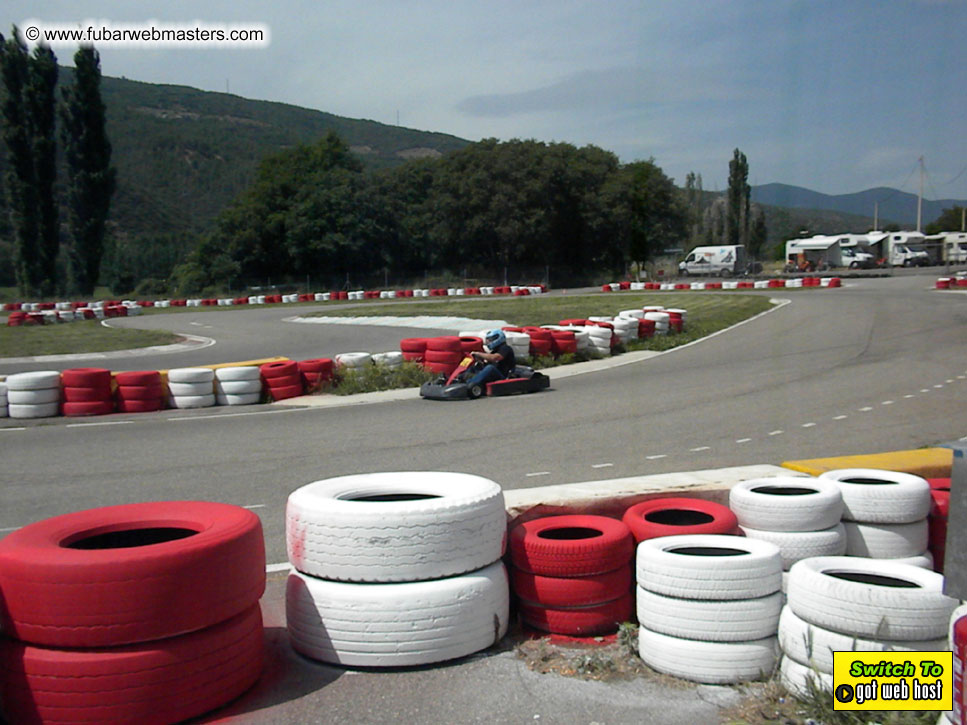 Karting in the mountains of Spain