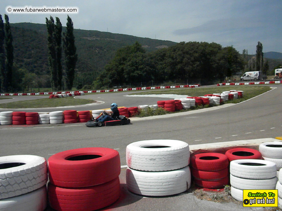 Karting in the mountains of Spain