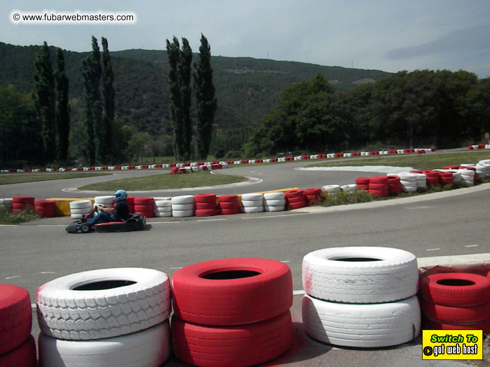 Karting in the mountains of Spain