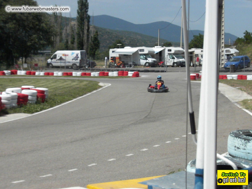 Karting in the mountains of Spain