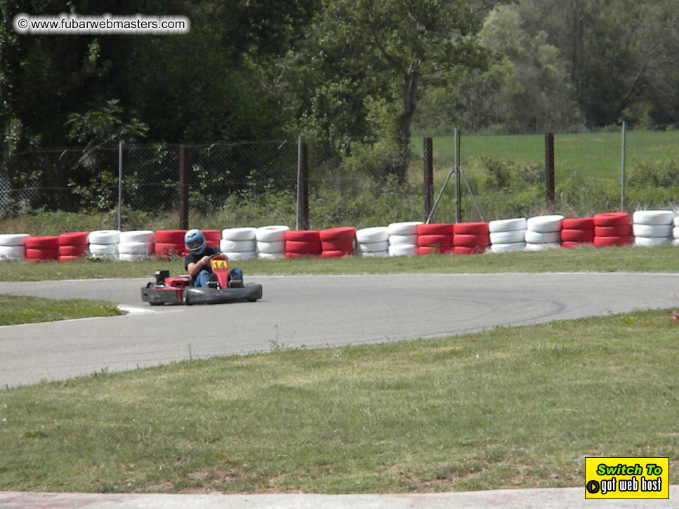 Karting in the mountains of Spain