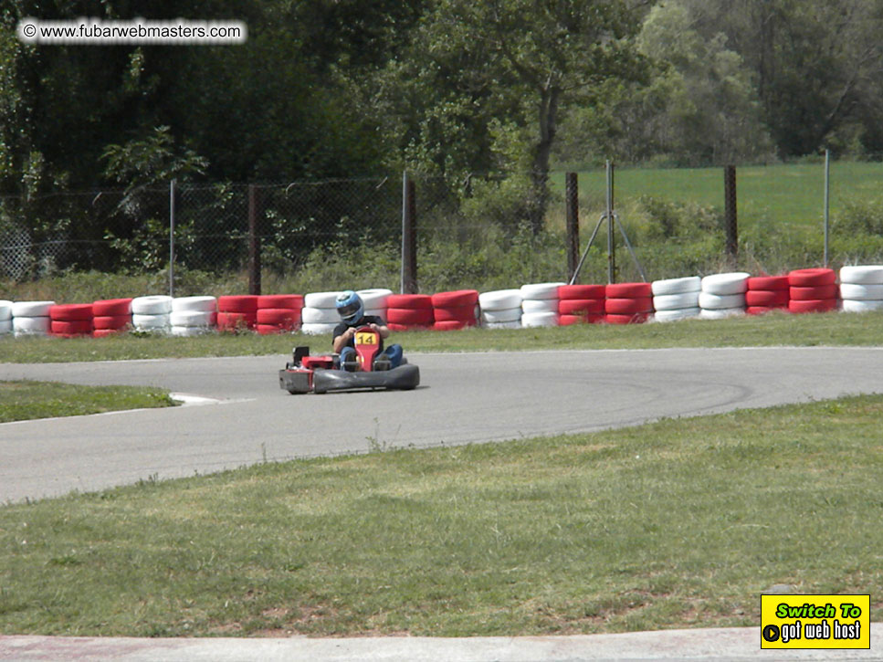 Karting in the mountains of Spain