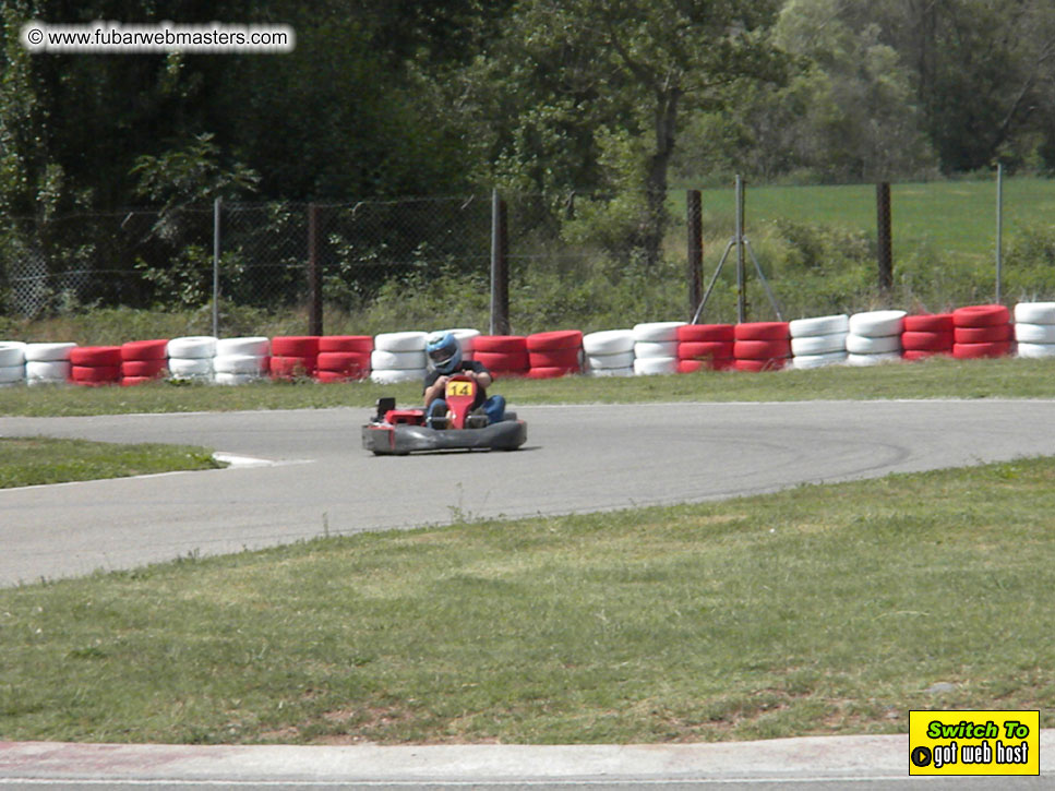 Karting in the mountains of Spain