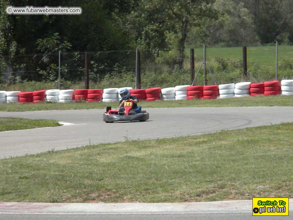 Karting in the mountains of Spain