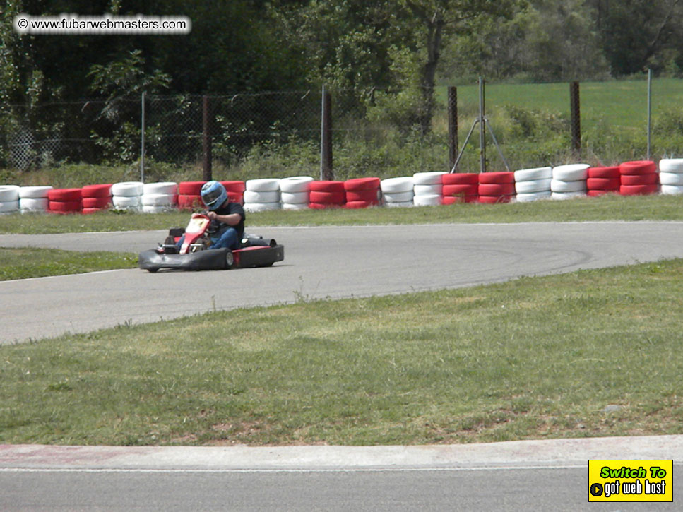 Karting in the mountains of Spain