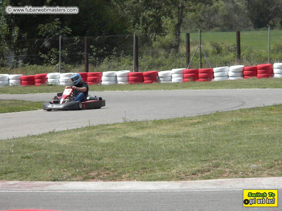 Karting in the mountains of Spain