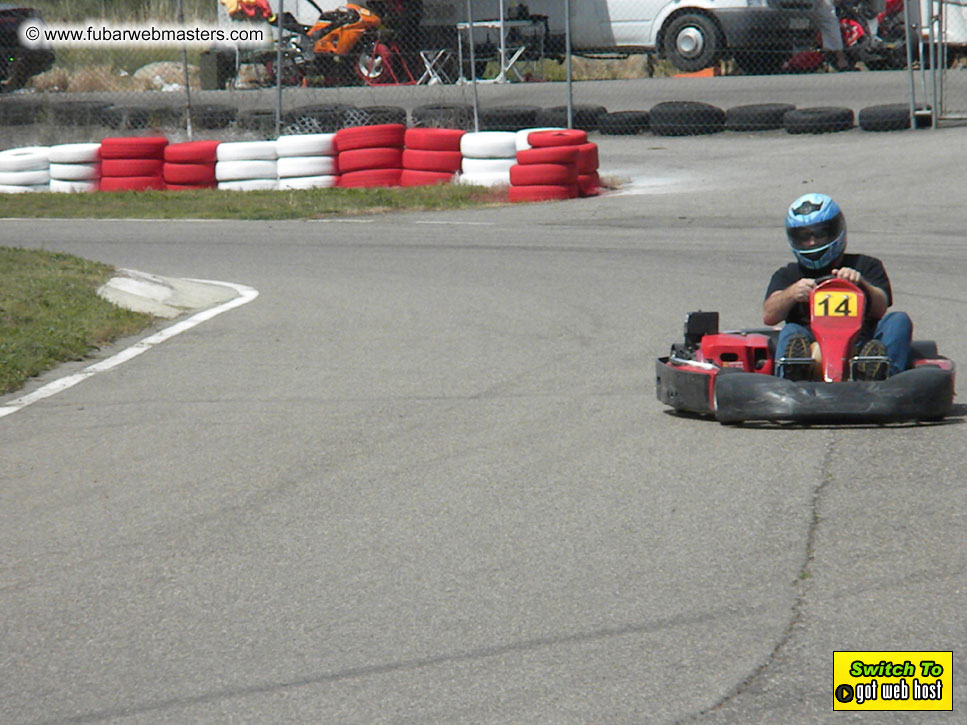 Karting in the mountains of Spain