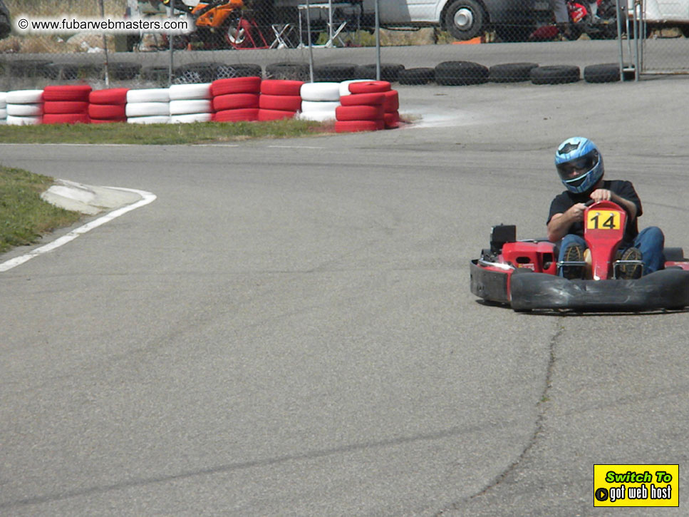 Karting in the mountains of Spain