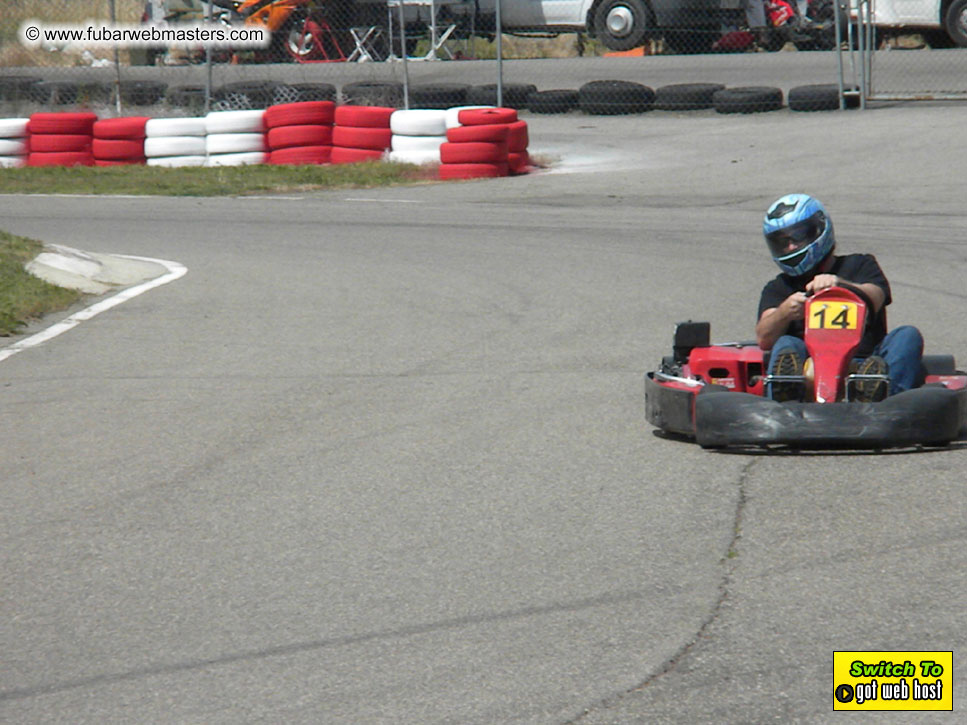 Karting in the mountains of Spain