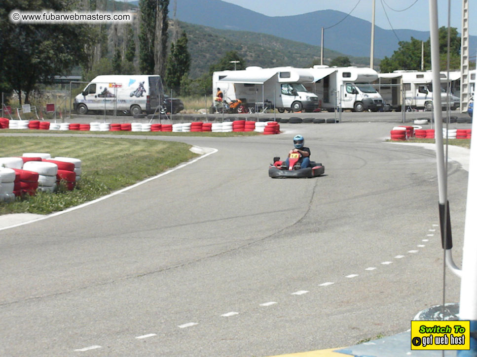 Karting in the mountains of Spain