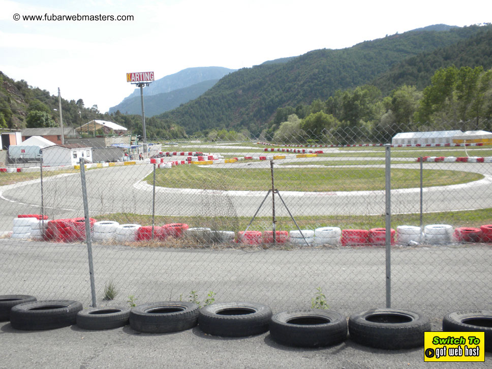 Karting in the mountains of Spain