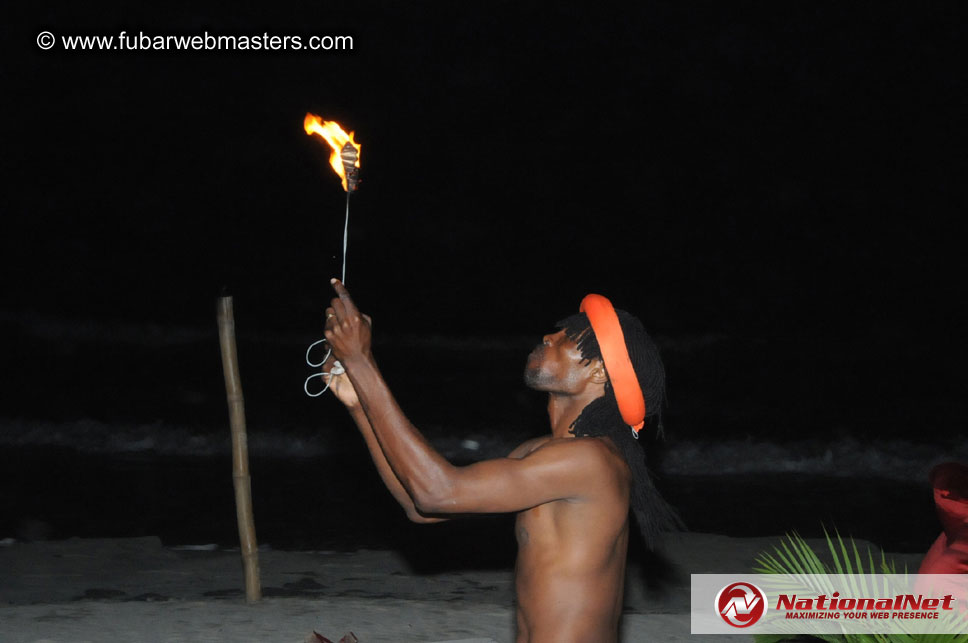 Beach Bar Dinner and Entertainment