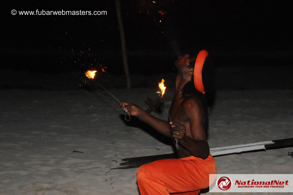 Beach Bar Dinner and Entertainment