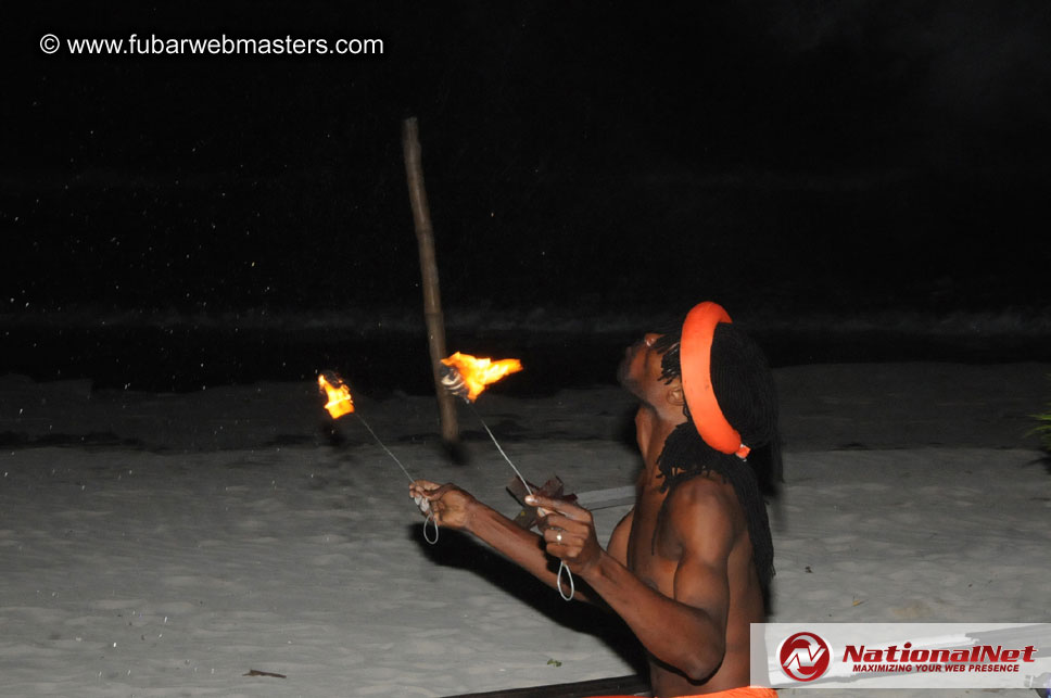 Beach Bar Dinner and Entertainment