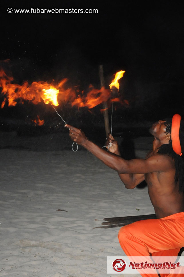 Beach Bar Dinner and Entertainment