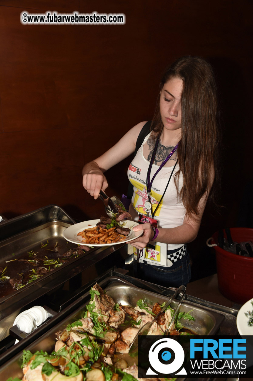 Model Dinner in the Raleigh Penthouse