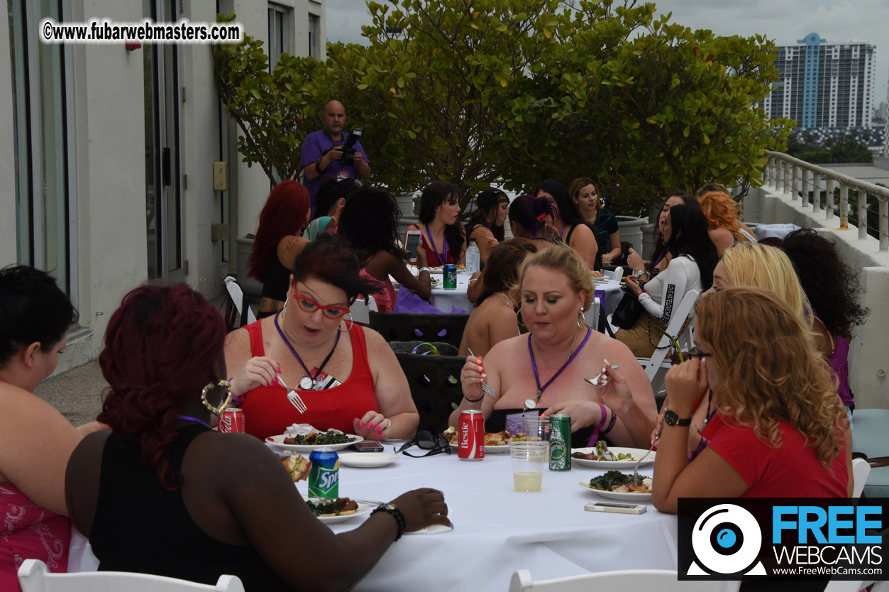 Model Dinner in the Raleigh Penthouse