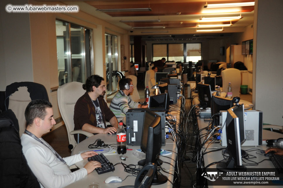 Visit to AWE offices, Budapest, Hungary