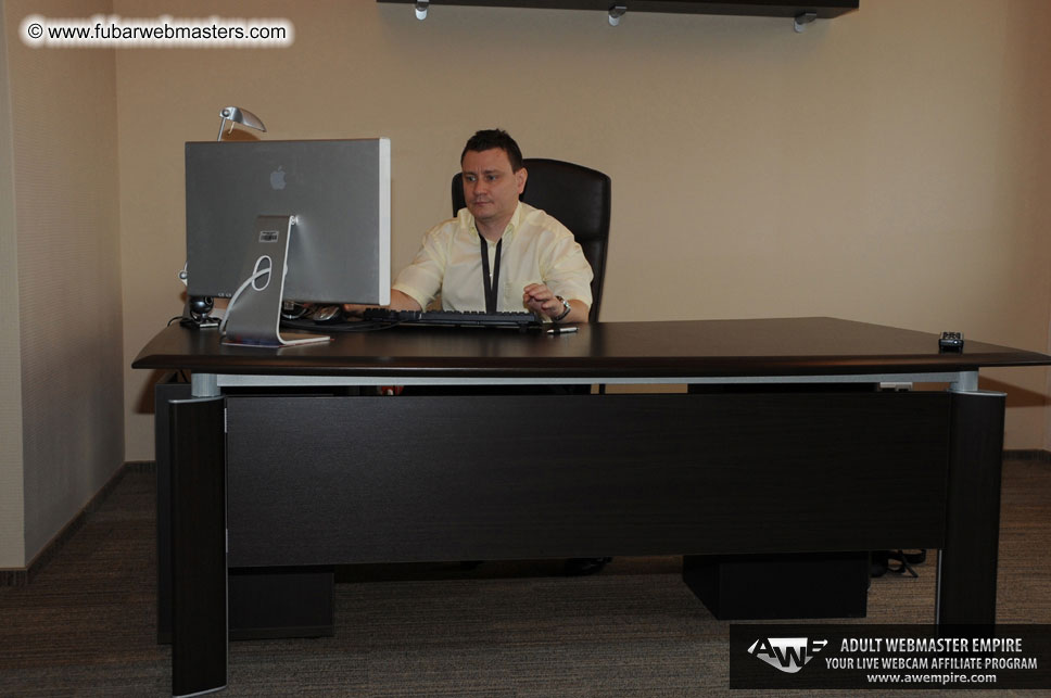 Visit to AWE offices, Budapest, Hungary